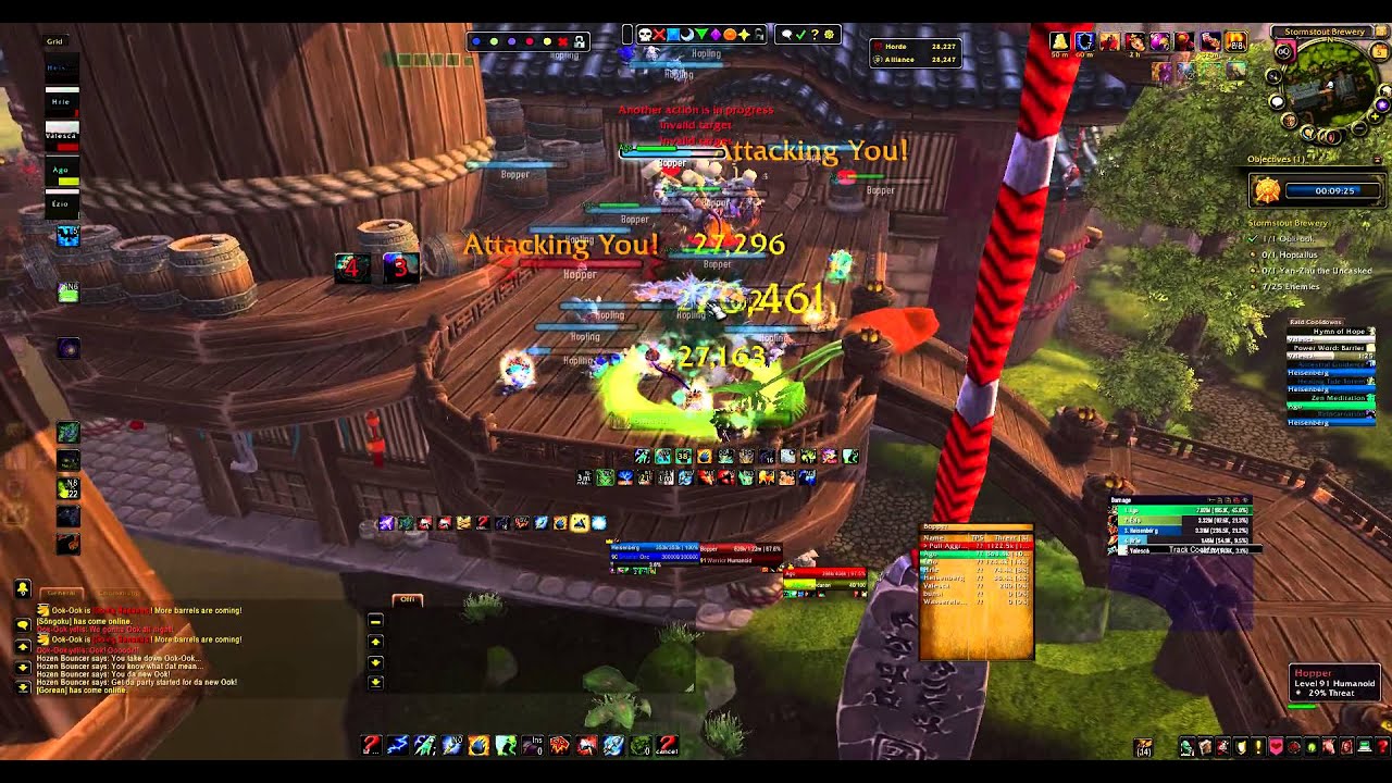 Challenge Mode Stormstout Brewery 7:54min - Elemental Shaman POV