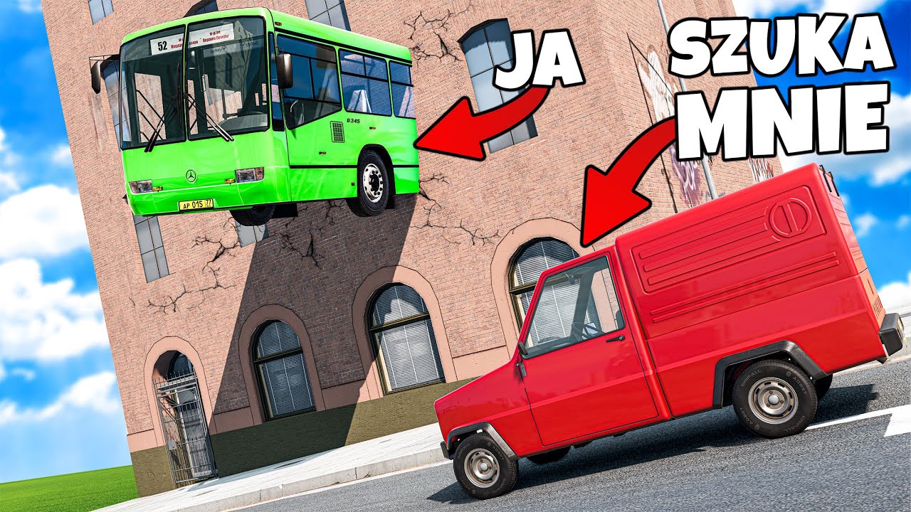 ❄️ CHOWANY AUTAMI OD NAJWIĘKSZEGO DO NAJMNIEJSZEGO!? | BeamNG Drive |