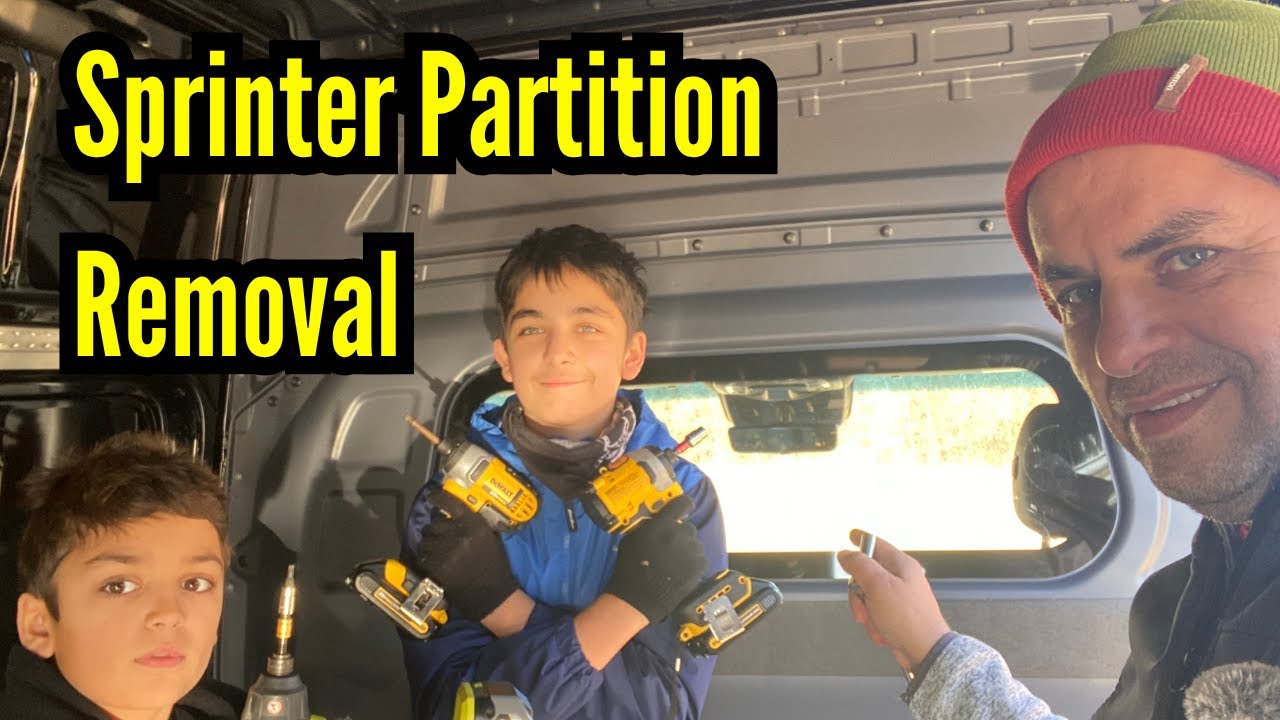 Remove Mercedes Sprinter Partition | DIY Van Build Tutorial