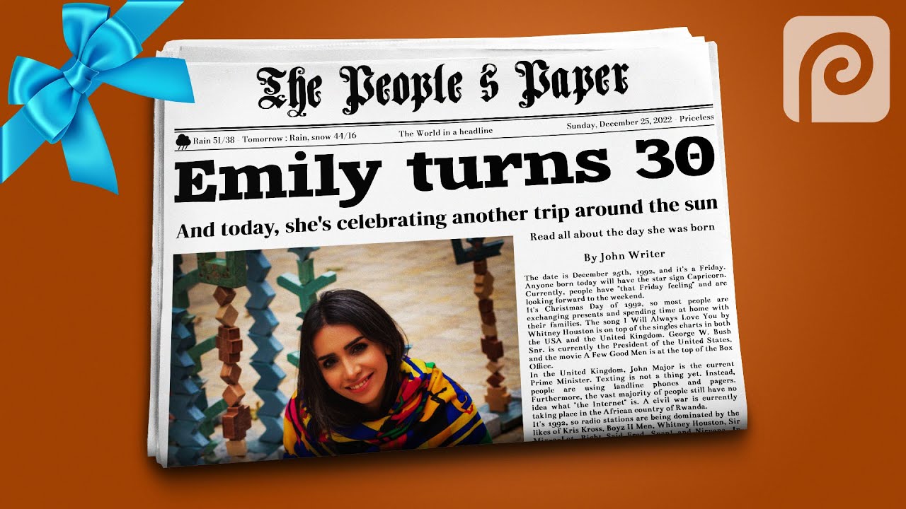 Custom Newspaper Template - Photopea Tutorial