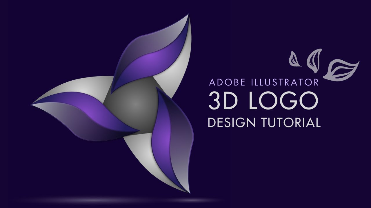 Logo Design Tutorial Adobe Illustrator | How to Create Complex 3D Shapes
