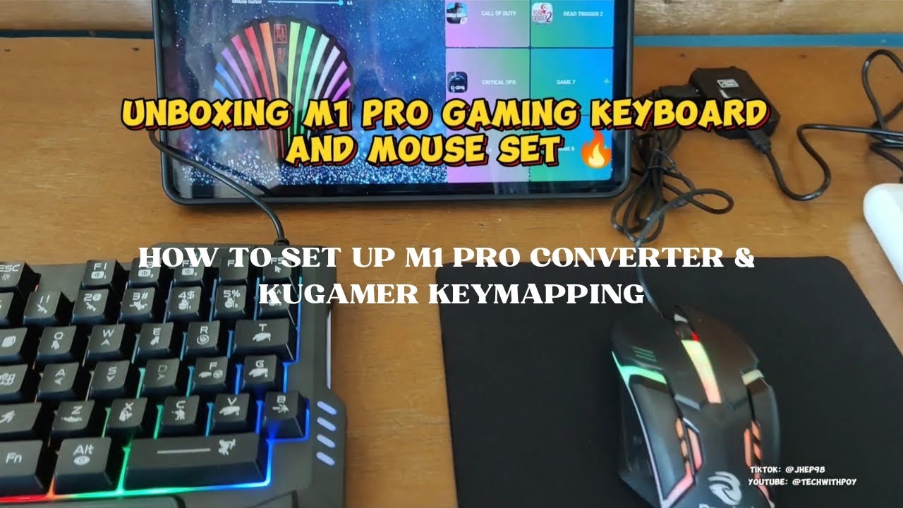 Конвертер M1 PRO | Распаковка и инструкция по настройке клавиш от KuGamer