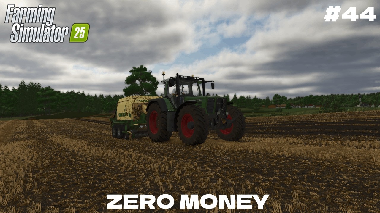 Laatste veldje oogsten van het jaar | ZERO MONEY #44 | farming simulator