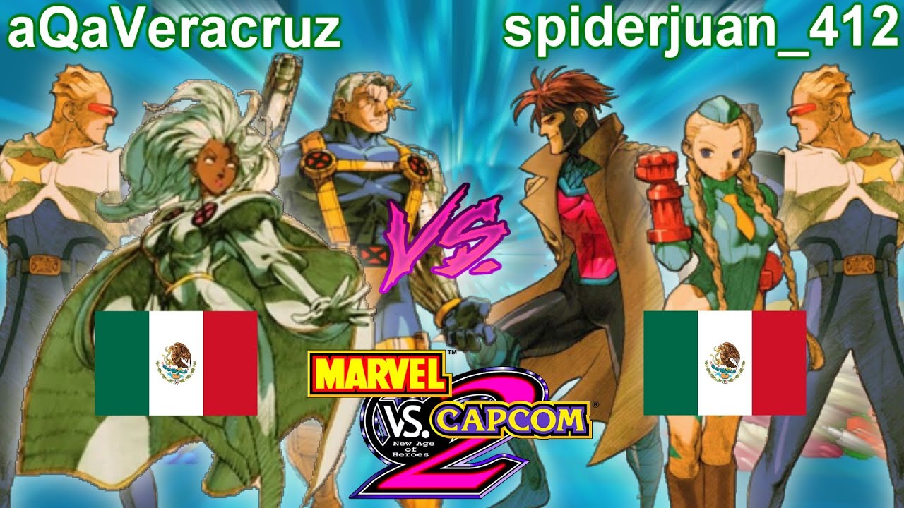 Marvel vs Capcom 2: New Age of Heroes - aQaVeracruz vs spiderjuan_412
