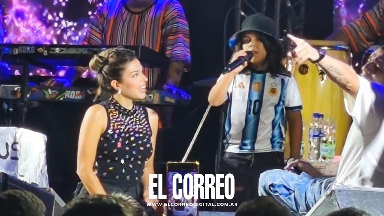 Un sueño cumplido: un niño firmatense cantó con Euge Quevedo ante una multitud