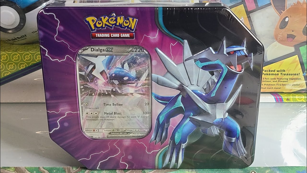 Pokémon Dialga ex Tin Opening (Azure Legends)