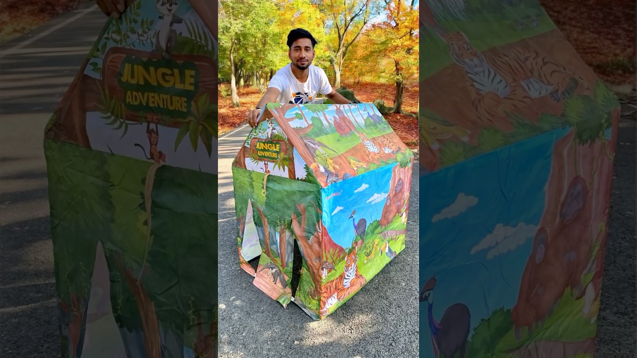 Jungle Adventure Tent House 🏠Unboxing 