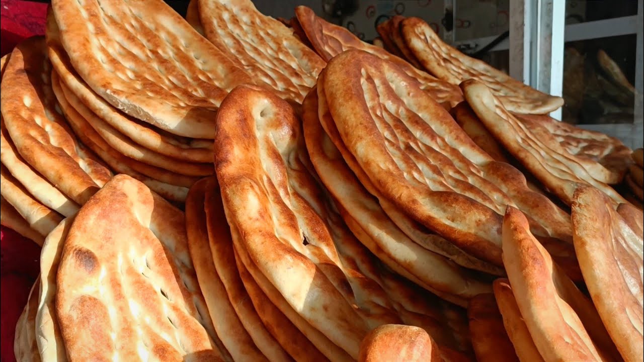 In Afghanistan, golden bread is baked.
