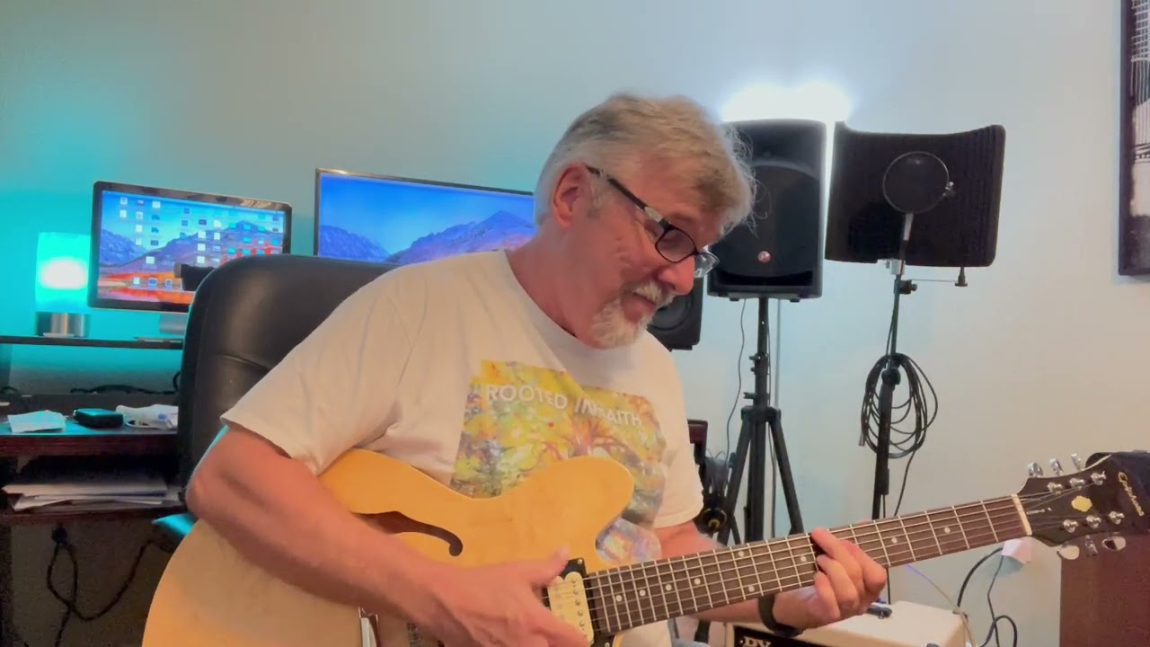 Part 2 of Sound Test DV Mark Jazz Amp with upgraded Epiphone Dot Guitar!