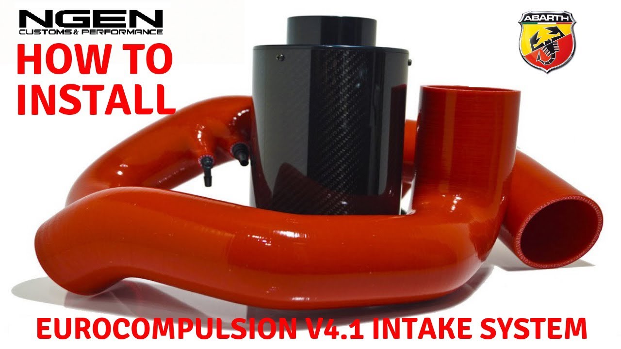 EUROCOMPULSION V4.1 AIR INTAKE SYSTEM Install on a Fiat 500 Abarth - HOW TO!