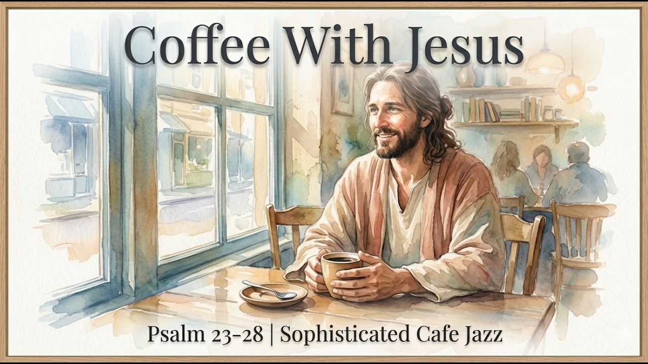 Coffee With Jesus ☕ Psalm 23 | Sophisticated Cafe Jazz for Soulful Rest