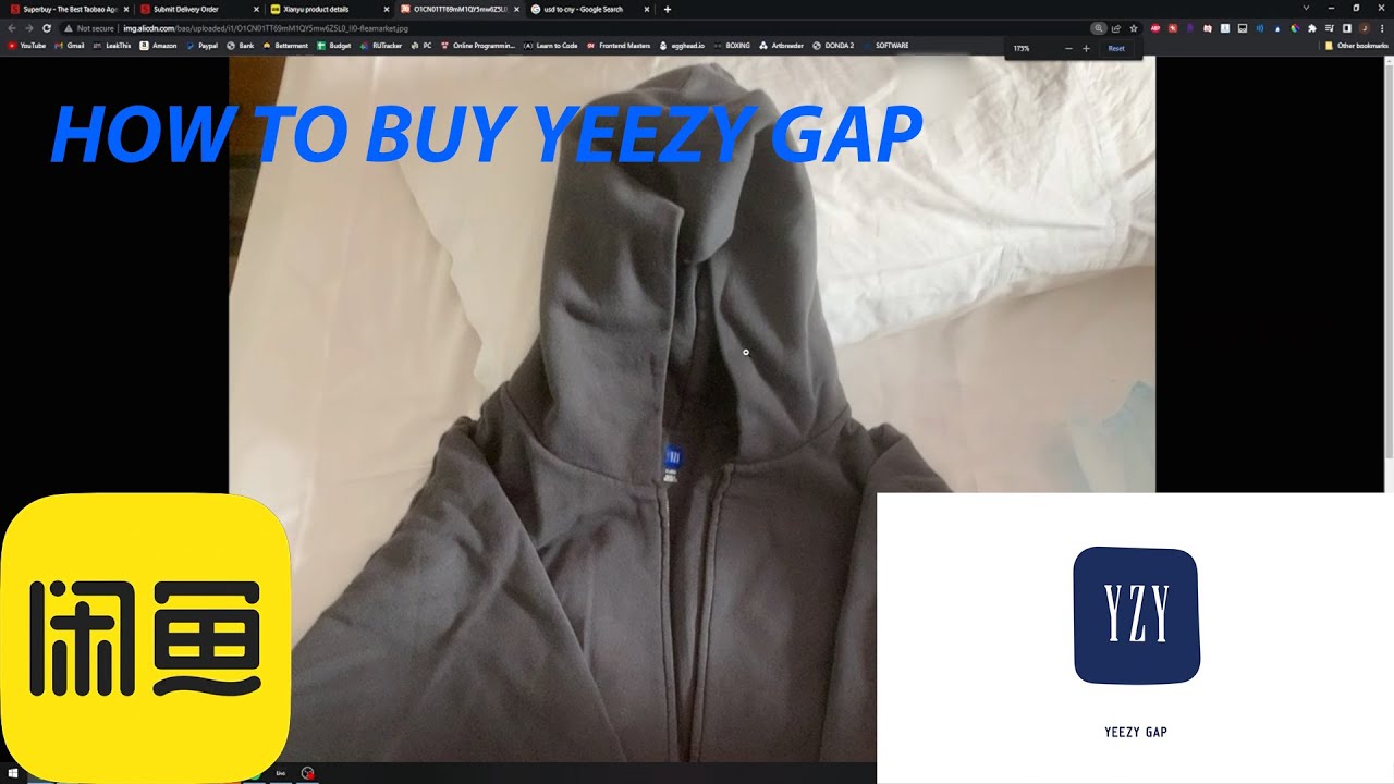 GUIDE  |  HOW TO BUY YEEZY GAP ON IDLE FISH (XIANYU) [PART 1]