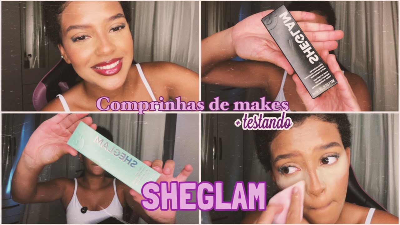 Comprinhas de makes + testando| SHEGLAM💄💋