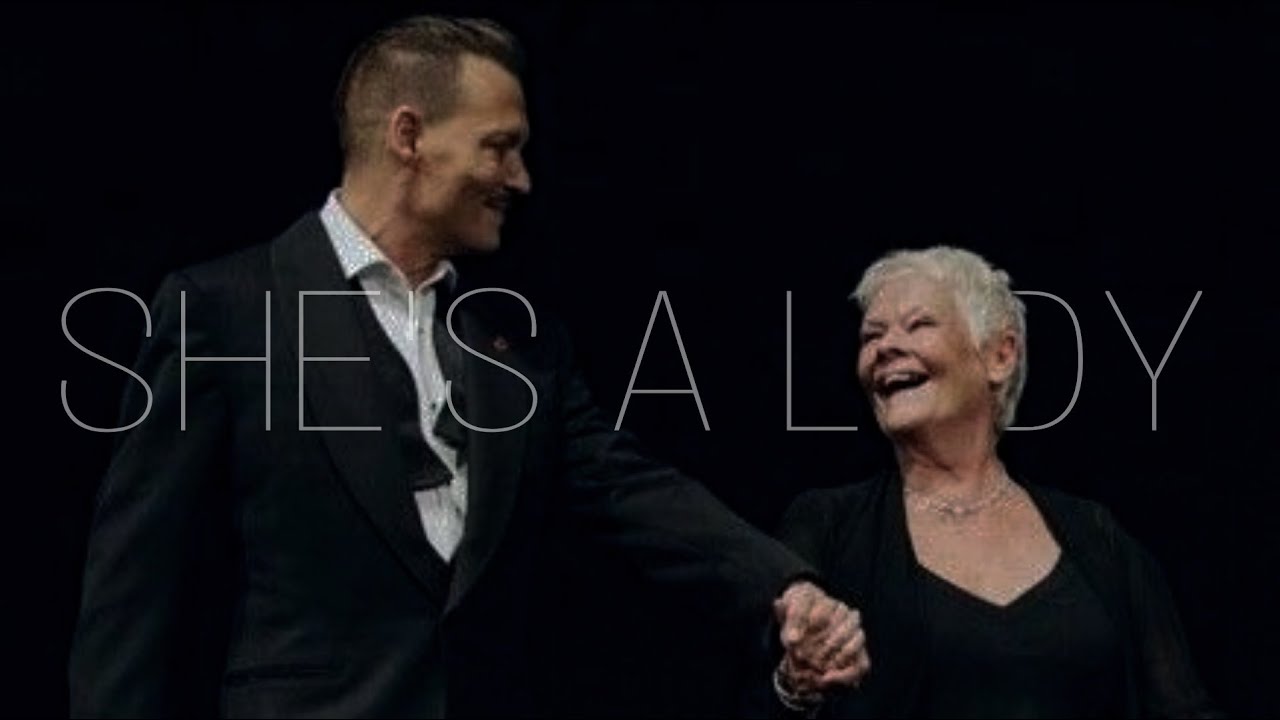 johnny depp + judi dench | she's a lady