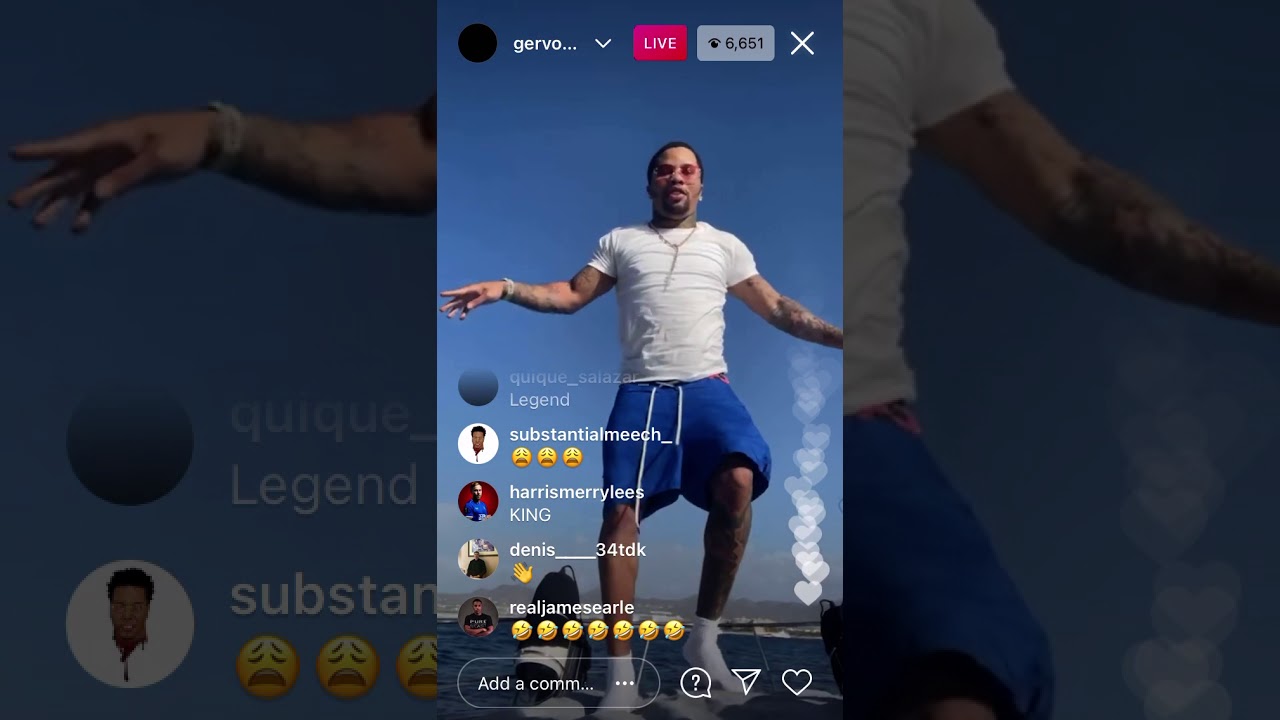 Gervontaa Davis dancing on yacht