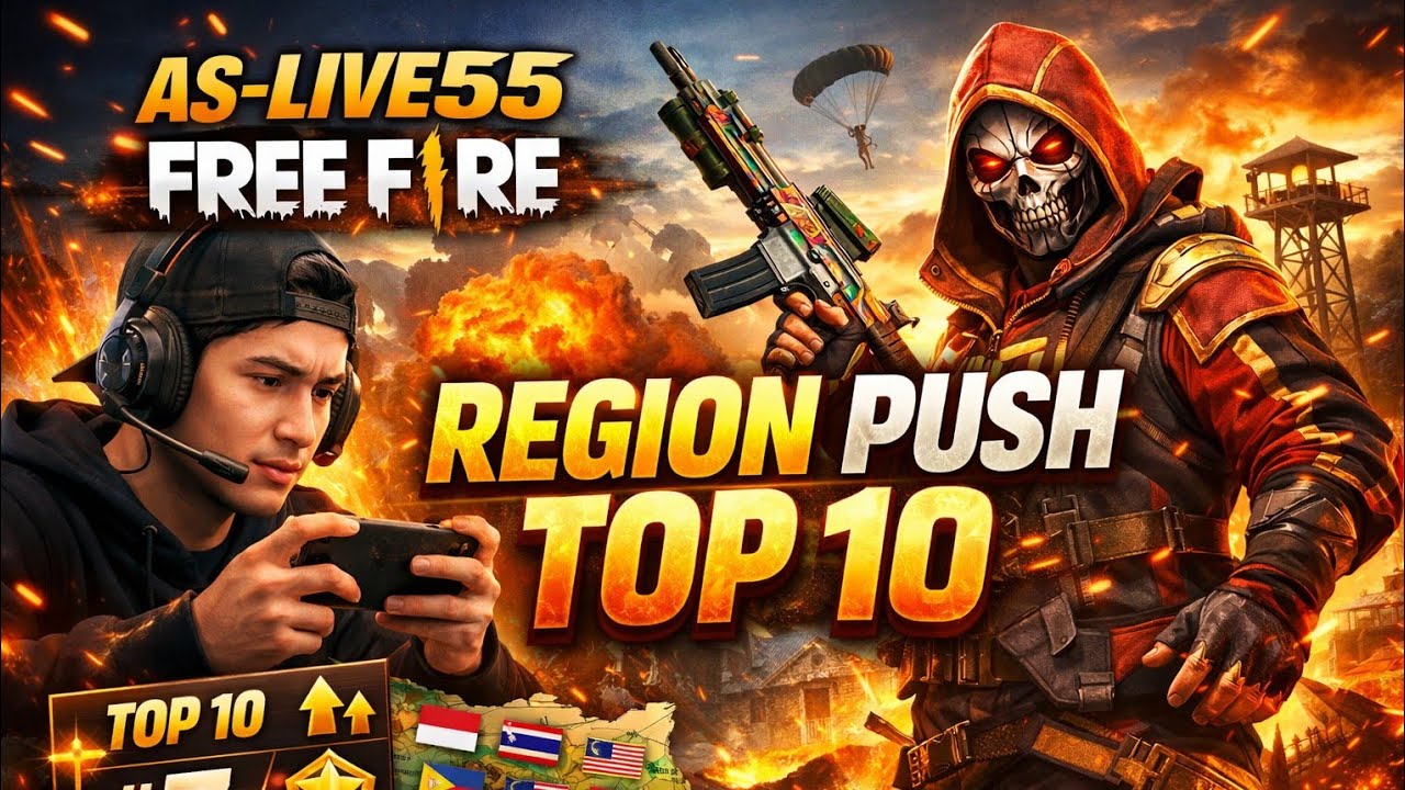 AS-LIVE55                    Region Push On Top!🔥 Road To Region #1🚀 Region Rank Grind Begins💀
