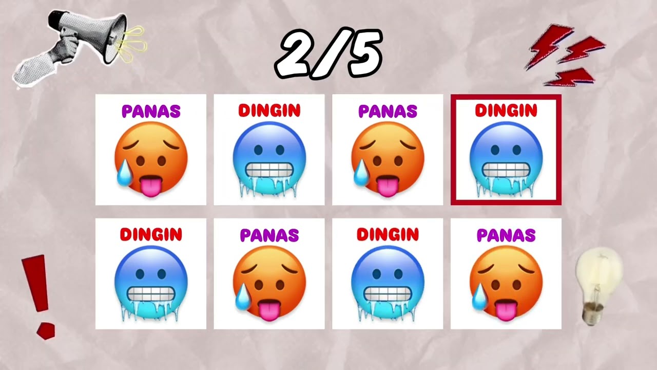 SAY THE WORD ON BEAT | EMOT | BAHASA INDONESIA | LEVEL 1-3