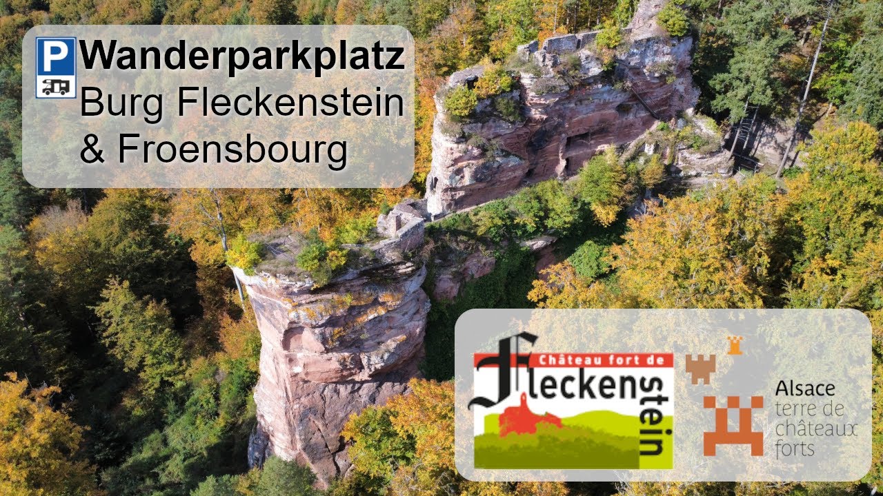 Burg Fleckenstein – Wanderung vom Wanderparkplatz | Elsass