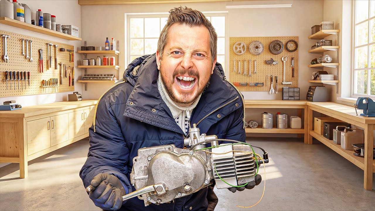 FØRSTE Start Af PUCH MAXI Motor!