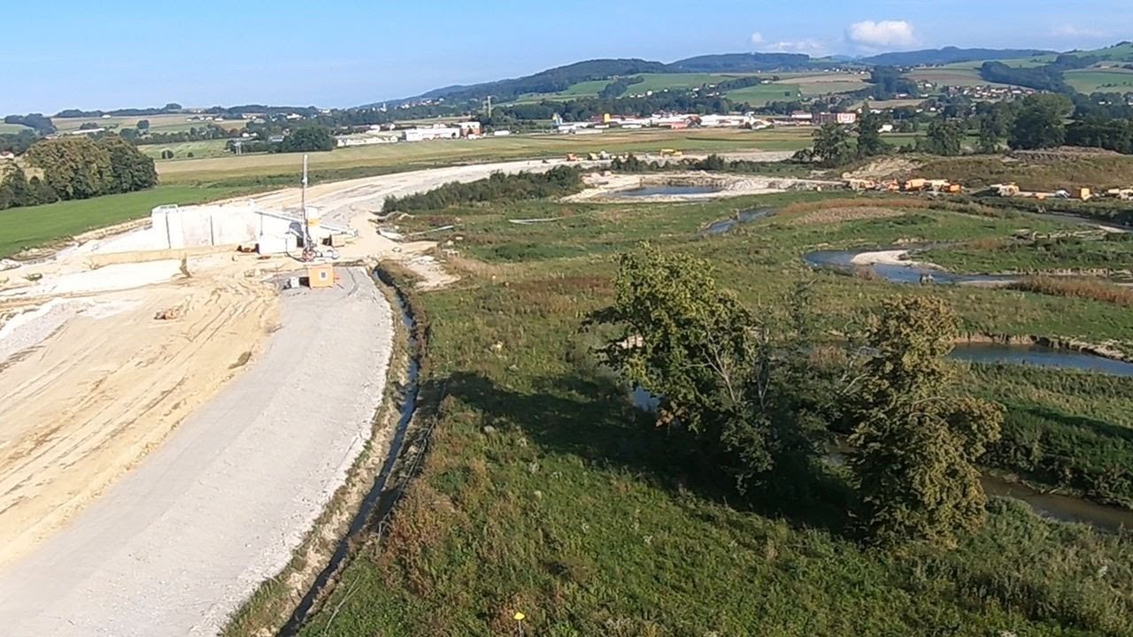 Besichtigung des Hochwasserrückhaltebeckens Krems-Au in Wartberg/Krems
