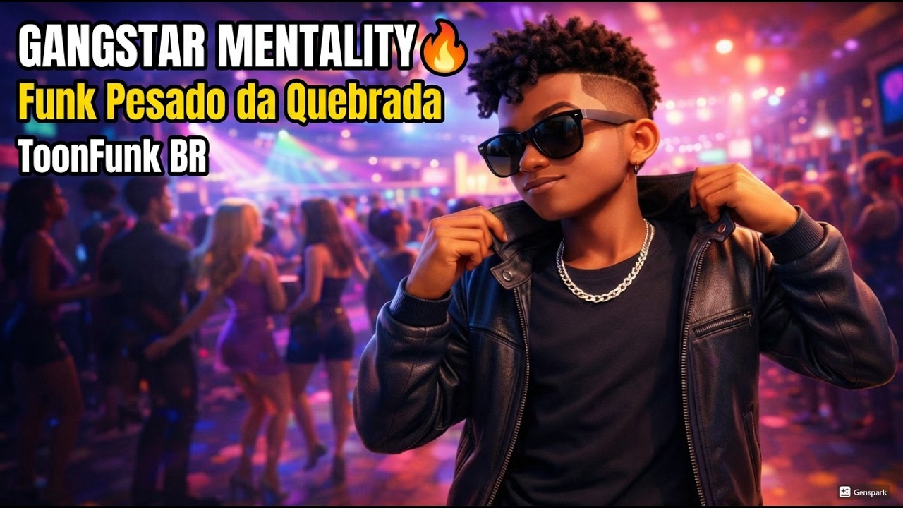 GANGSTAR MENTALITY 🔥 | Funk Pesado da Quebrada | ToonFunk BR