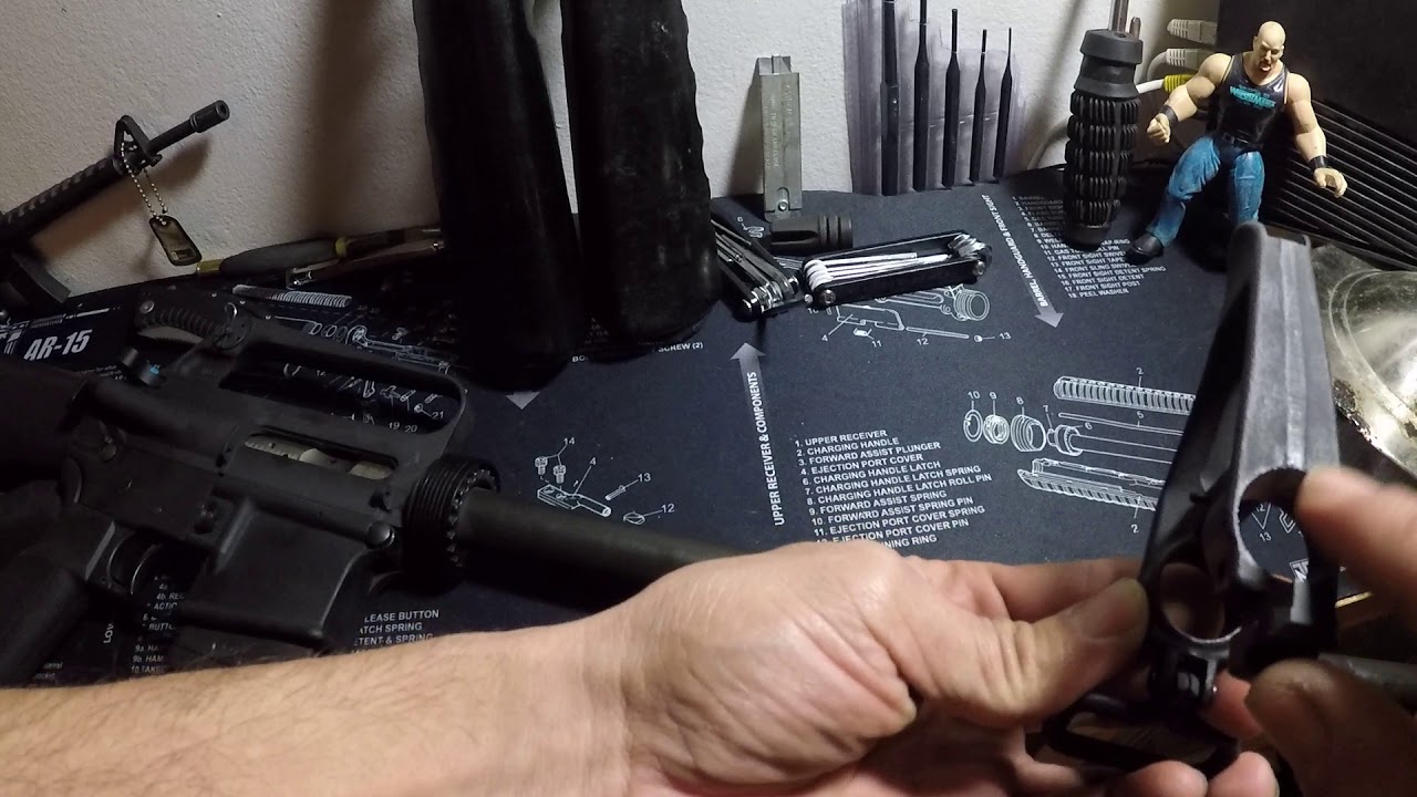 M-16 Triangle hand guard end cap