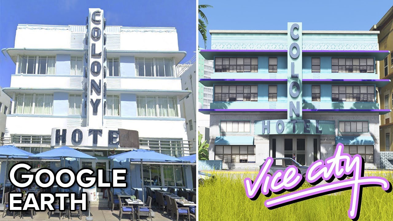 Vice City vs Miami | Google Earth and GTA 5 Map Comparison