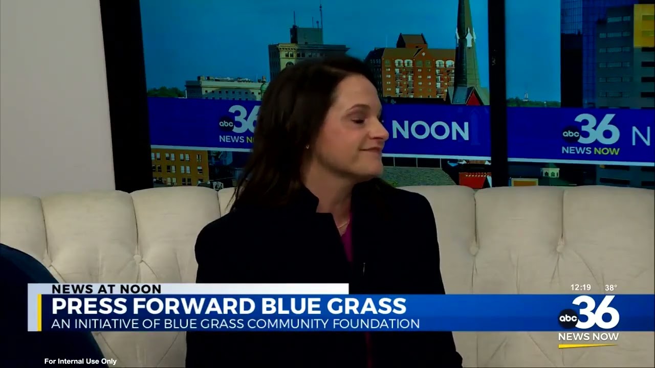 BGCF's Lauren Parsons talks Press Forward Blue Grass Blue Grass on ABC36's News at Noon
