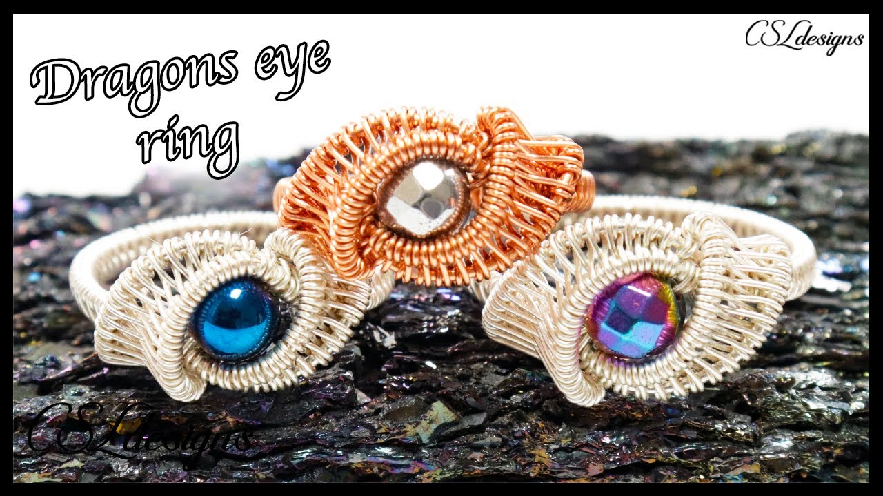Dragons eye wirework ring