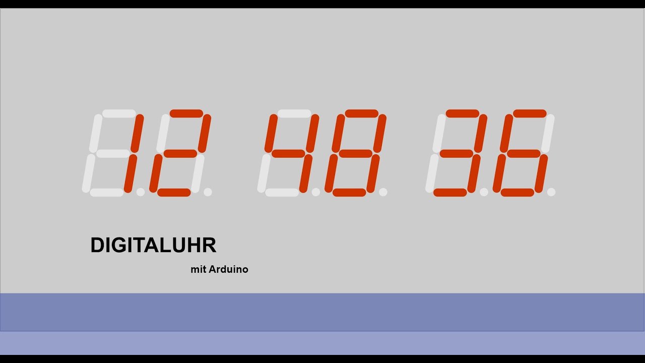Digitaluhr mit Arduino