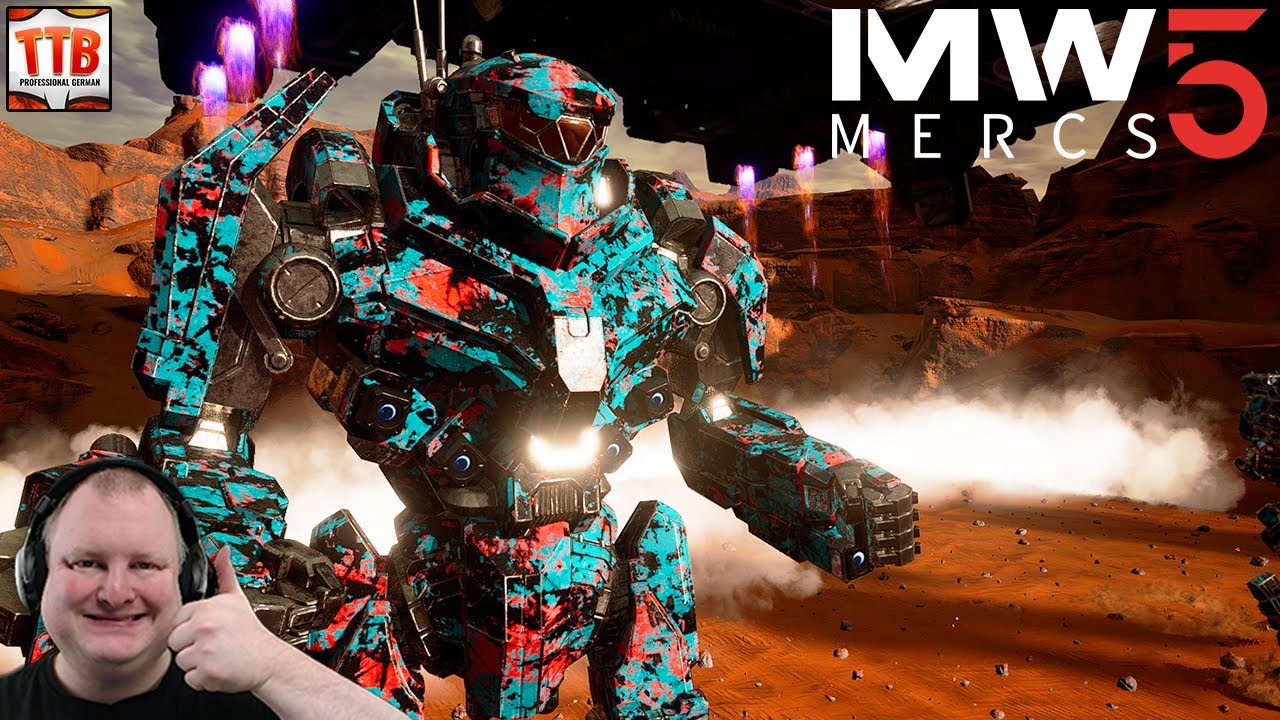 MASS LARGE CHEM LASERS ON  THE BLACK KNIGHT! - 16 - Mechwarrior 5: Mercenaries DLC