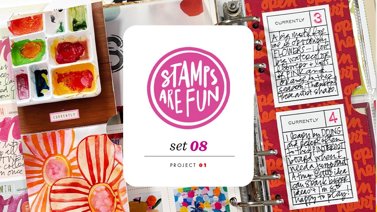 Stamps Are Fun 08 | Scrapbook Layout Idea