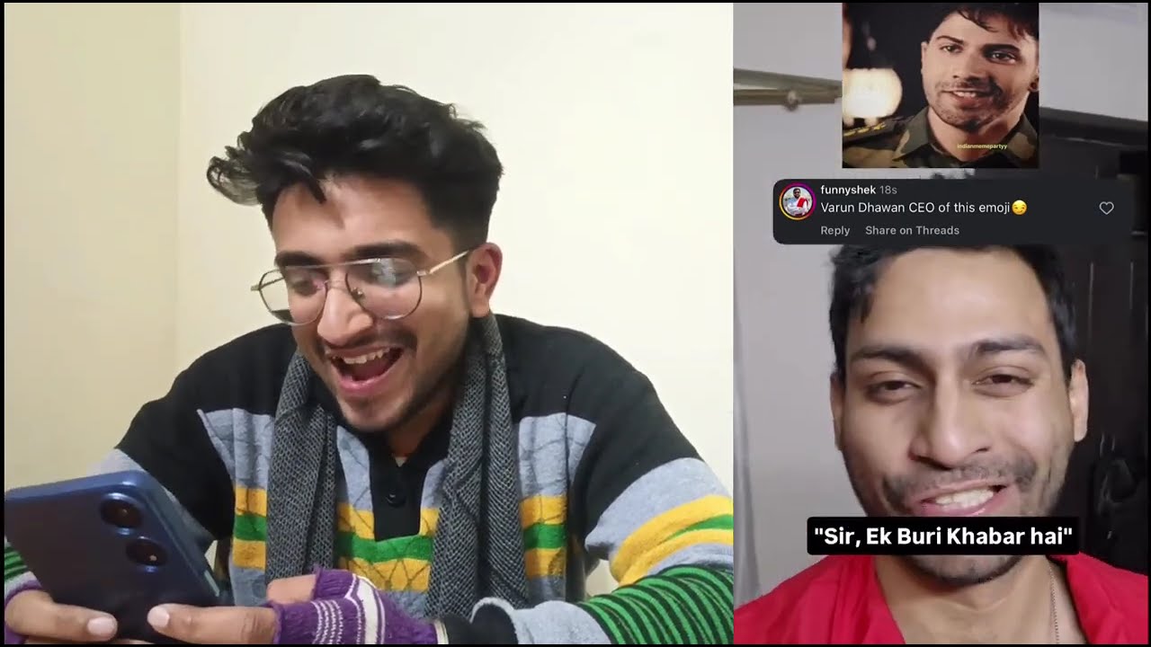 Varun Dhawan Meme Reaction Video😂😭