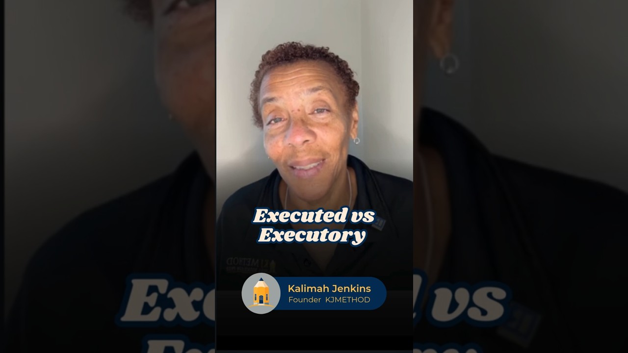 📘 Executed vs Executory - Know the Difference!