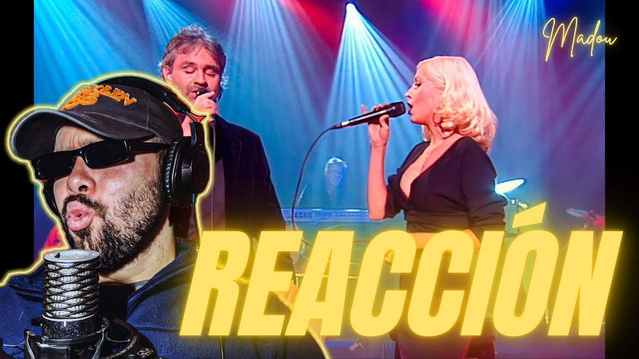 reacción a Christina Aguilera & Andrea Bocelli - Somos Novios