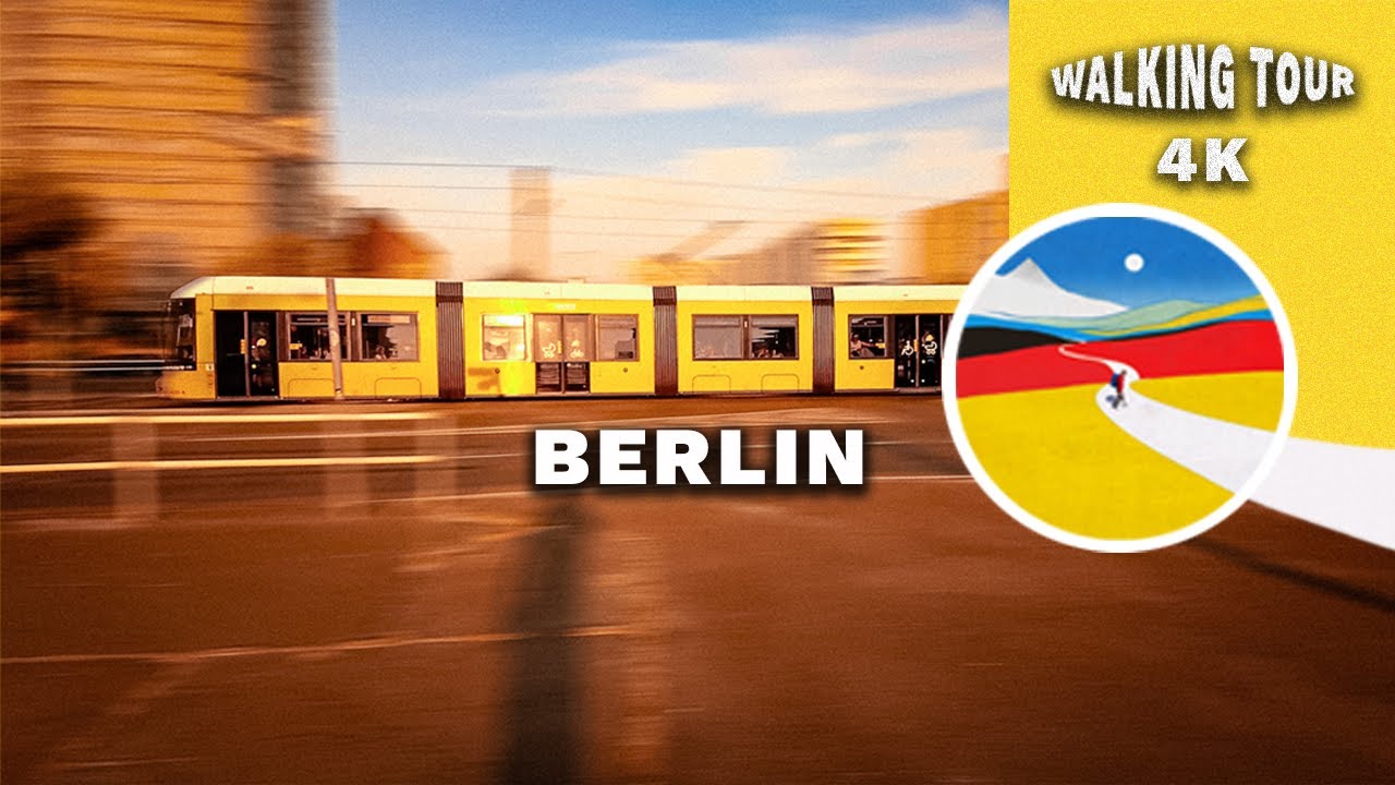Пешеходная экскурсия по Восточному Берлину в золотой час ☀️ [4K]
