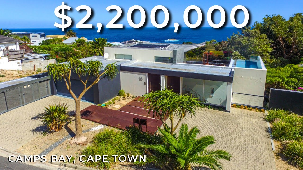 Touring a Luxurious 3-Level Villa in Camps Bay: A Vertical Masterpiece with Panoramic Ocean Views!