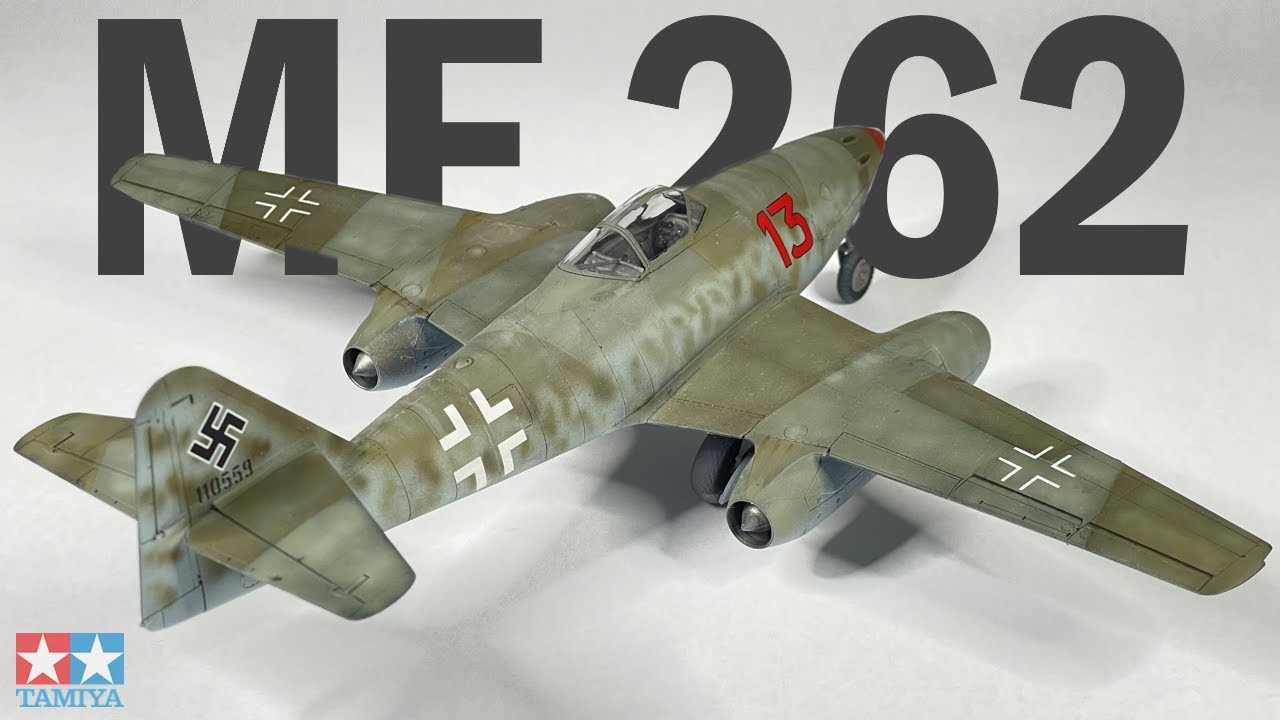 Tamiya's 1:48 Me 262 | Полная сборка | HD