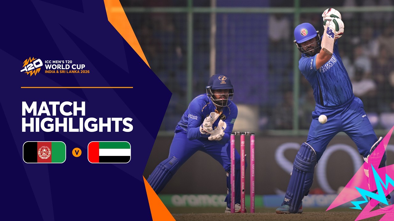 Afghanistan v UAE | Match Highlights | Men's T20 World Cup 2026