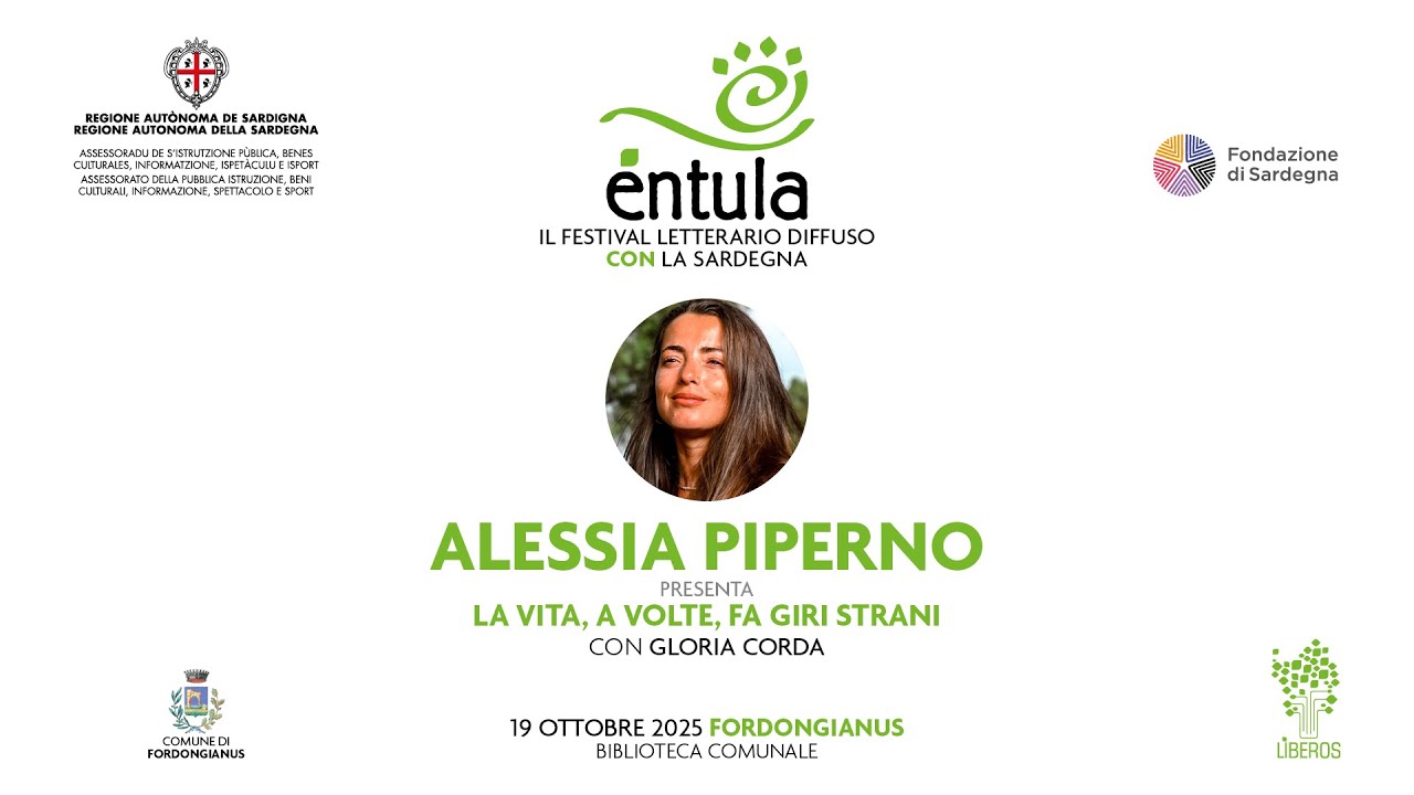 Éntula a Fordongianus: Alessia Piperno presenta 
