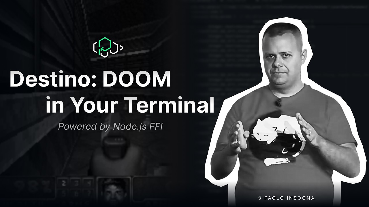 Destino: DOOM in Your Terminal Powered by Node.js FFI