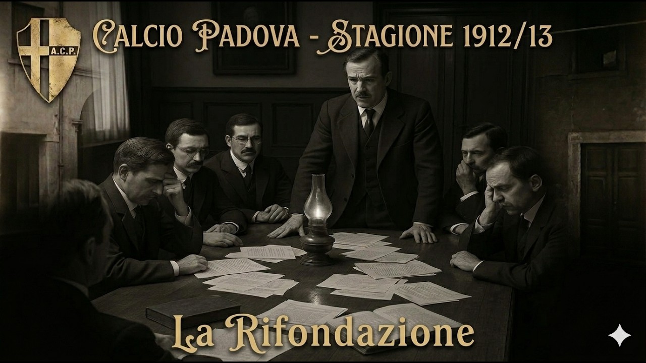 CALCIO PADOVA || STAGIONE 1912/13 - La Rifondazione