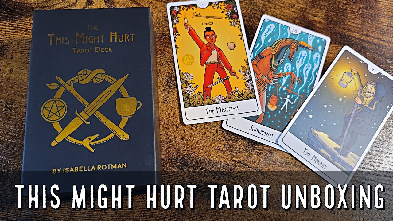 This Might Hurt Tarot | Unboxing and Flip Through