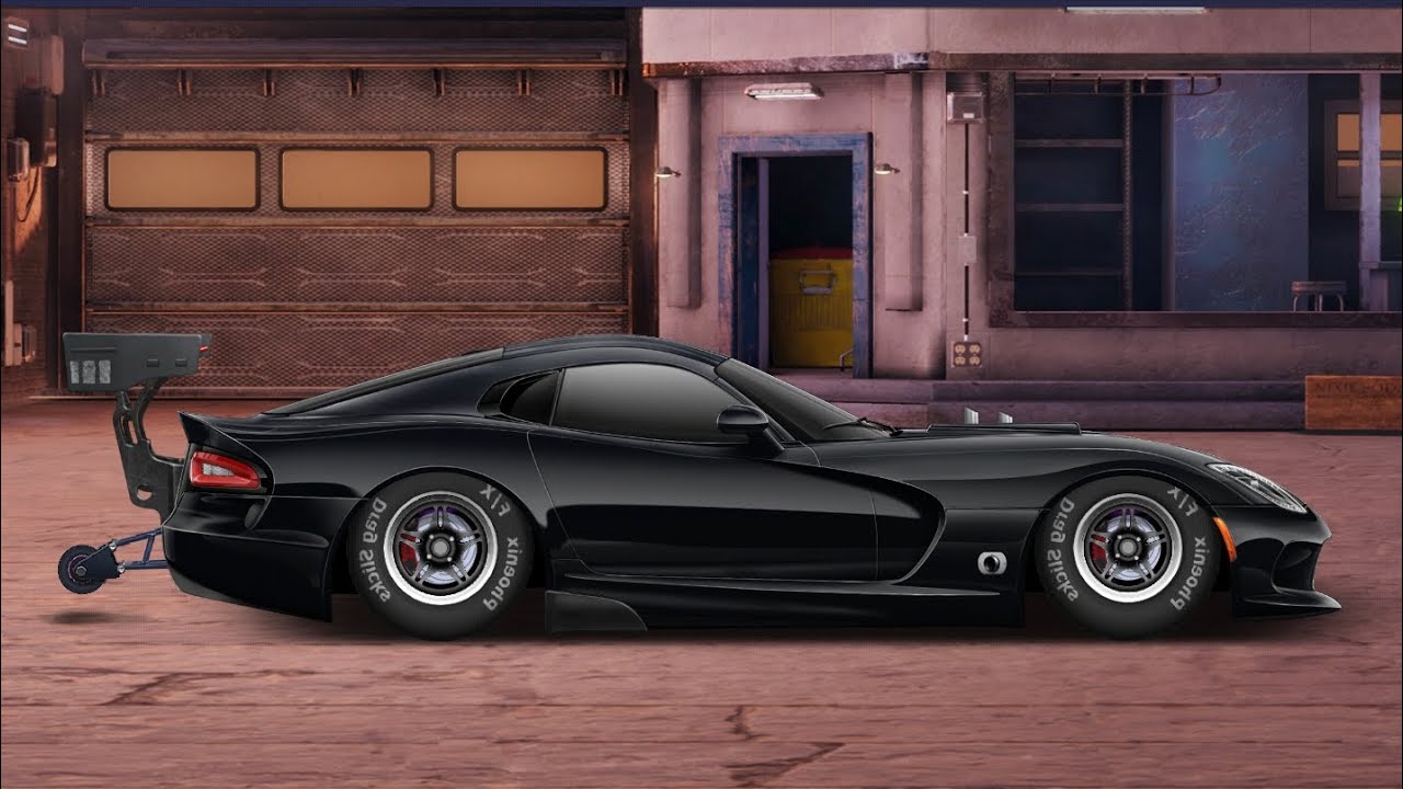 Уличные гонки, Настройки Dodge Viper 5gen топ T stock, Drag Racing 