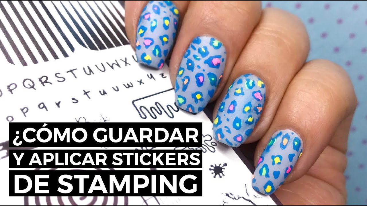 ¿CÓMO GUARDAR Y APLICAR STICKERS DE STAMPING?