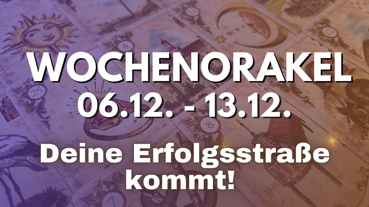 Wochenbotschaft: Wundere dich nicht! Es wird bald sehr vieles passieren! | Tarot Kartenlegen