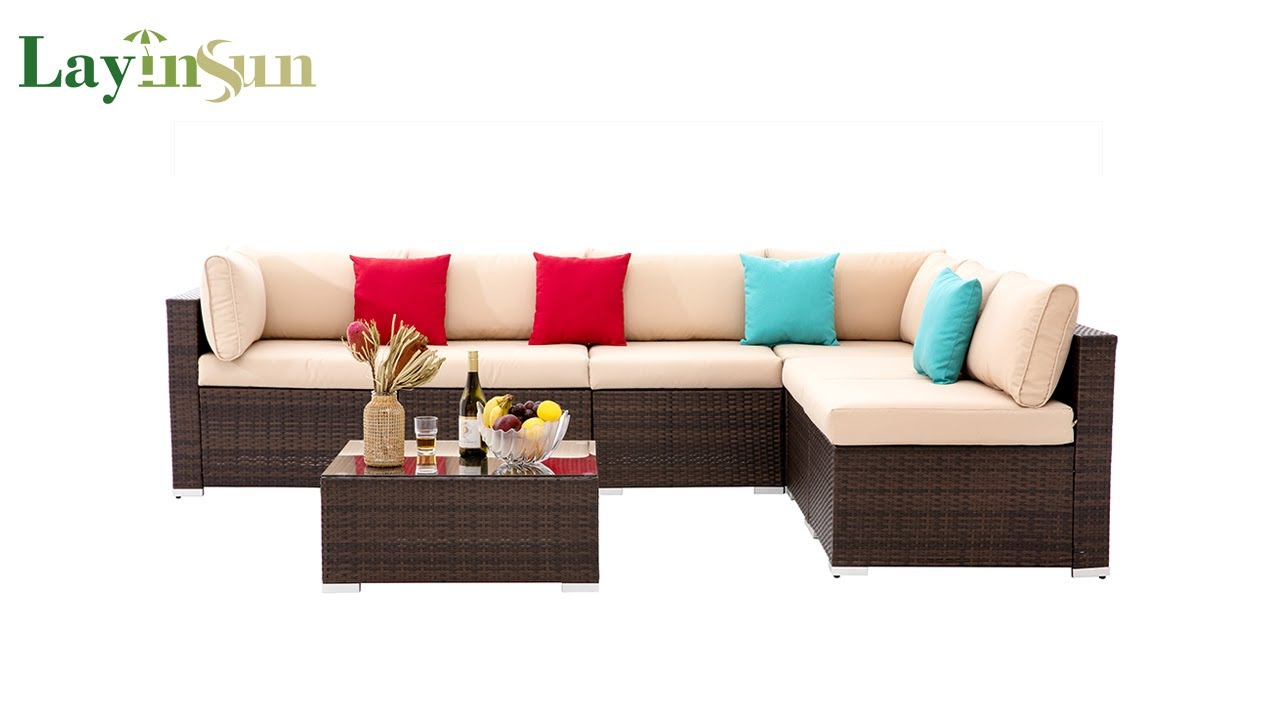 7-piece Patio Furniture set installation instruction video