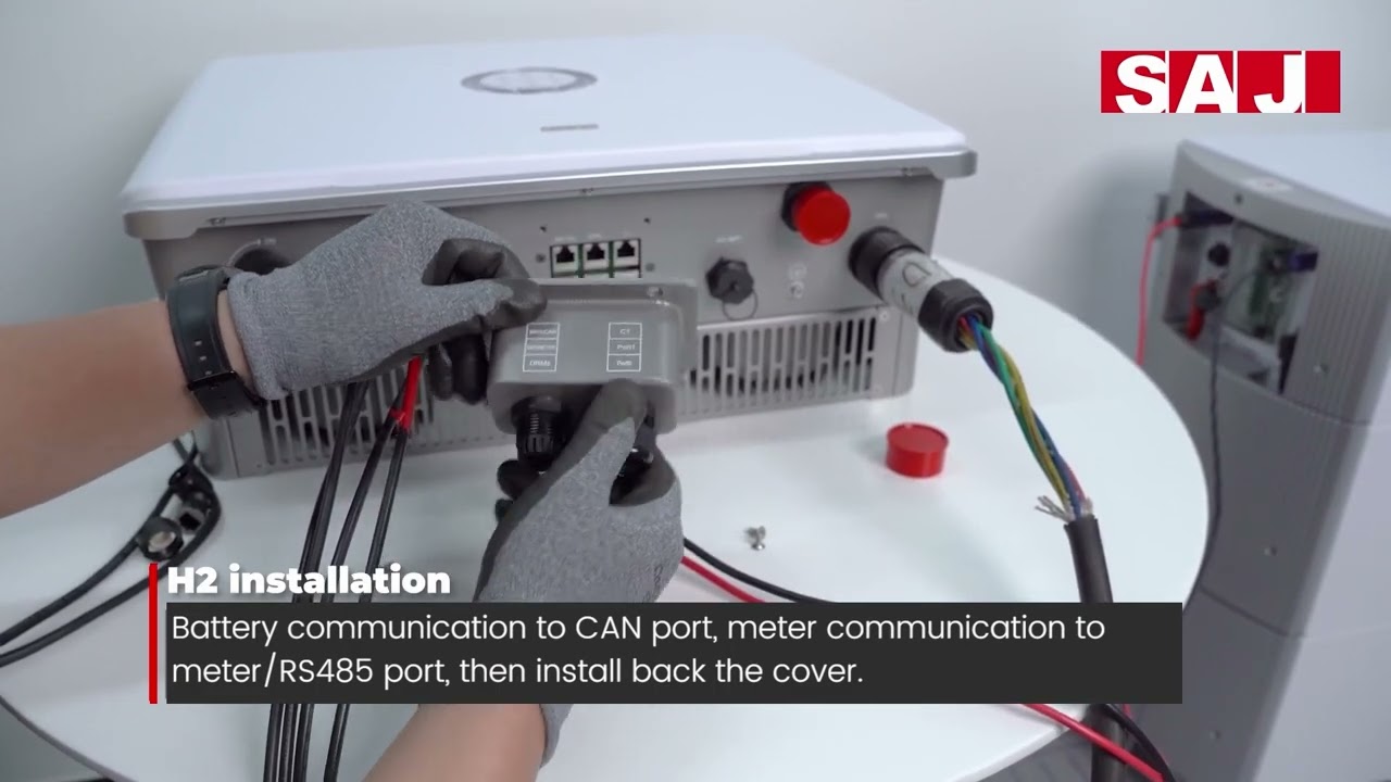 SAJ H2 B2 installation video  eng