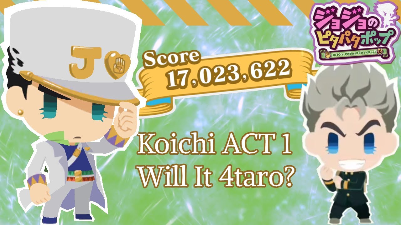BEST STARTER TEAM? Koichi: WILL IT 4TARO? Jojo's Bizarre Adventure Pitter Patter Pop (Jojo PPP)