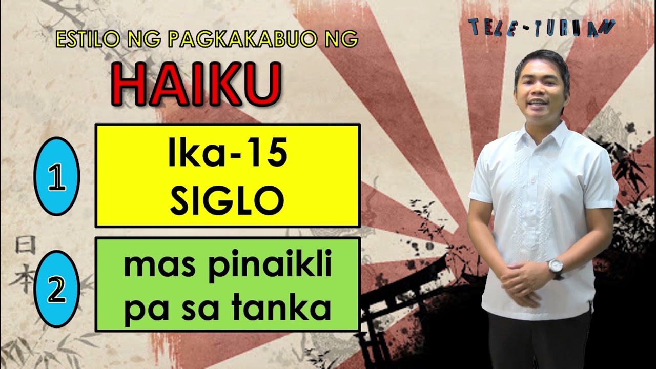Grade 9   Filipino   Haiku at Tanka   Alain Valmonte